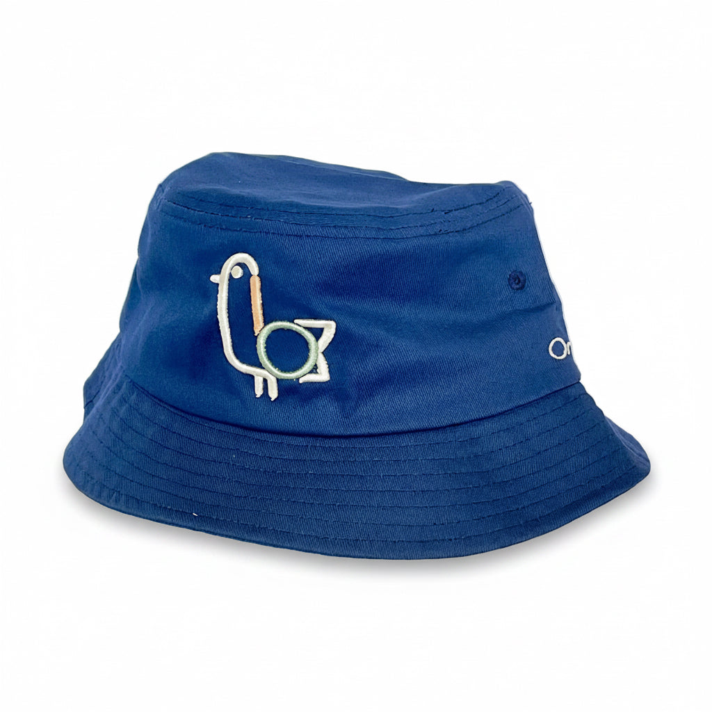 Navy On-Brand Golf bucket hat, front – On-Brand Golf
