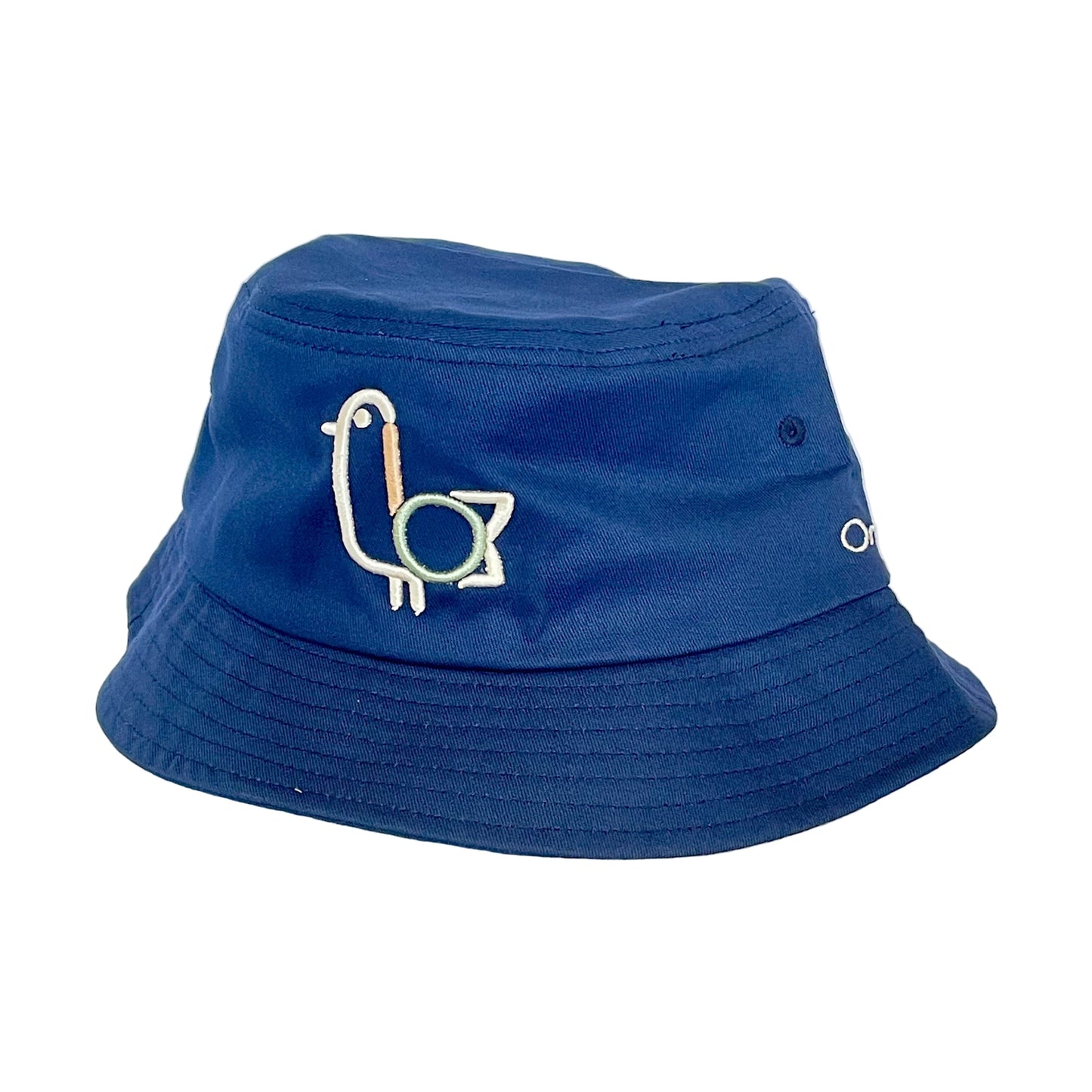 Navy On-Brand Golf bucket hat with embroidered seagull logo