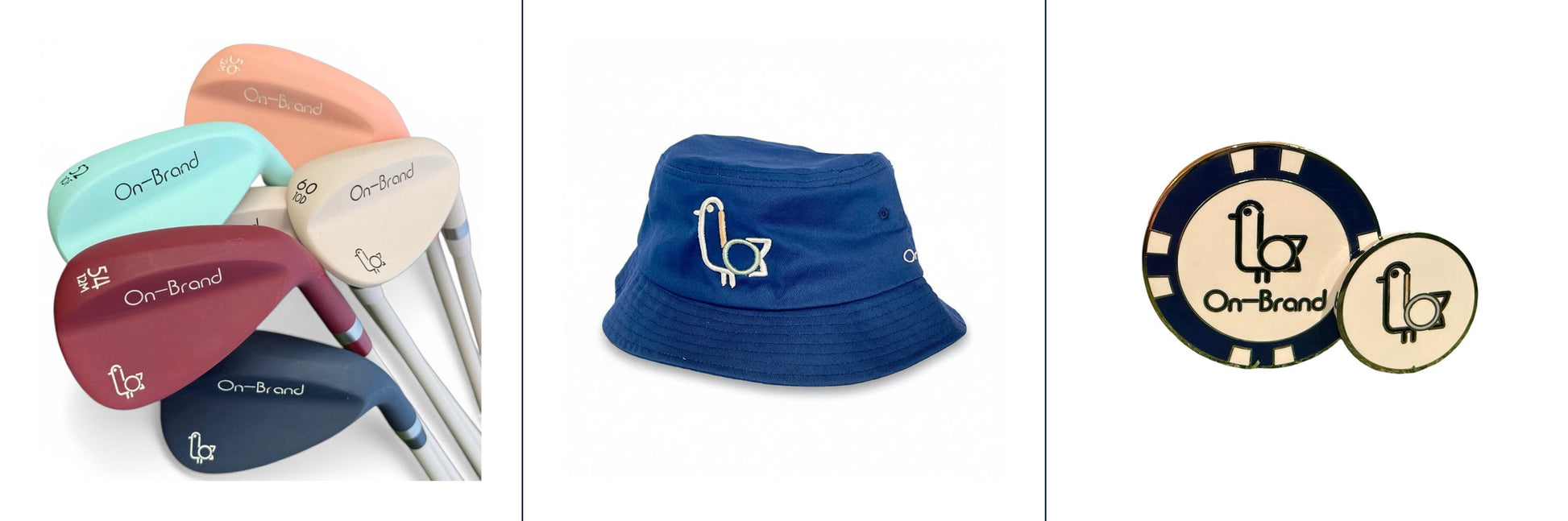 On-Brand Golf Summer Bundle — Phoenix Wedge, bucket hat, and ball marker